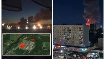 Rafinăria Kirishi din Rusia și-a oprit activitatea după un atac cu drone. Mai multe instalații au fost avariate