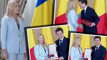Omagiu pentru „Zeița de la Montreal”: Nadia Comăneci, decorată de președintele Nicușor Dan la 50 de ani de la Jocurile Olimpice/ Nicușor Dan: „Vreau să vă mulțumesc și că spuneți lumii, mai ales copiilor, că nu e suficient să ai talent și că, pentru a obține ceva excepțional, e nevoie de multă muncă”
