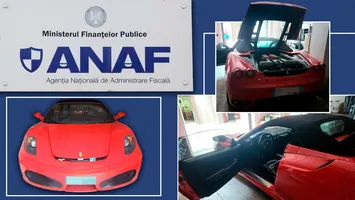 Și-a cumpărat Ferrari și l-a trecut pe firmă. Ghinion: ANAF a descoperit că făcuse evaziune fiscală de 18 milioane de lei!