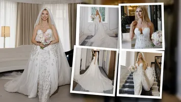 GALERIE FOTO Andreea Bălan a publicat primele imagini în rochie de mireasă. Artista a pregătit patru ținute spectaculoase pentru nunta cu Victor Cornea: „Are o trenă de 4 metri”