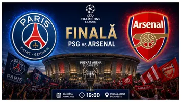 LIVE PSG – Arsenal (ora 19.00) ONLINE VIDEO finala Champions League. Unde vezi meciul anului în direct la TV