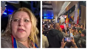 VIDEO Diana Șoșoacă, așteptată ca un star pop de fanii săi la aeroportul Otopeni, după ridicarea imunității. ”Vor să mă ducă la casa de nebuni”