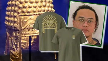 Unul dintre spărgătorii care au furat tezaurul dacic din Olanda și-a deschis, din închisoare, magazin online! Vinde coiful imprimat pe tricouri!