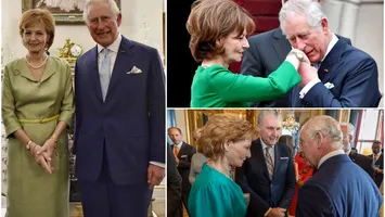 Majestatea Sa Custodele Coroanei, Margareta, şi Principele Radu, primiți de Regele Charles al III-lea la Palatul Buckingham