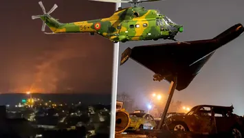 Atac rusesc lângă granița României! Mesaj Ro-Alert în Tulcea. Un elicopter militar a fost ridicat de la sol să monitorizeze zona
