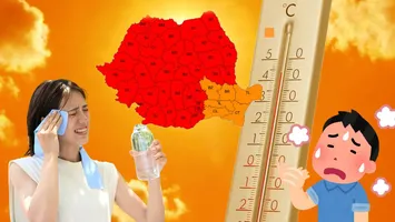 Alertă meteo COD ROȘU de CANICULĂ și nopți tropicale în România. ANM anunță disconfort termic ridicat, apoi furtuni violente