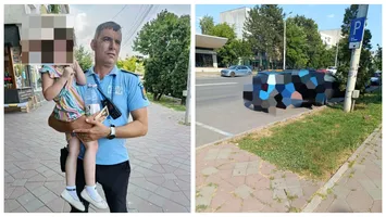 Copil salvat din mașina în care temperatura depășise 50 de grade Celsius
