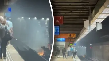 Incendiu în stația de metrou Piața Iancului. Toate persoanele aflate pe peron au fost evacuate, circulația a fost întreruptă