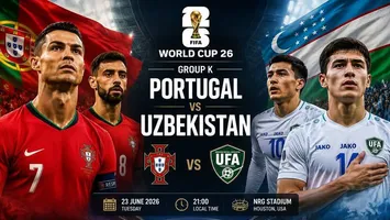 Portugalia – Uzbekistan 5-0 la Cupa Mondială 2026. „Dublă” pentru Cristiano Ronaldo