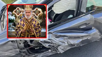 Arhiepiscopul Timotei al Aradului, transportat la spital în urma unui accident rutier