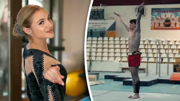 Sabrina Voinea l-a bătut pe iubitul ei, gimnastul Șerban Cotîrlan. Tânărul a depus plângere în urma agresiunii