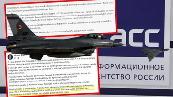 Cum a relatat presa Kremlinului despre doborârea celei de-a treia drone. Toate referirile la Rusia din anunțul lui Nicușor Dan, aruncate la coș!