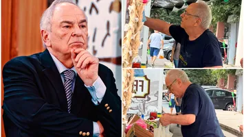 FOTO EXCLUSIV Gabriel Liiceanu, așa cum nu l-ai mai văzut niciodată! Cum arată filosoful român la 84 de ani, surprins în pantaloni scurți la o tarabă de legume