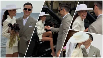 Alice Peneacă și Dragoș Caliminte au spus marele „DA”! Ținuta miresei și buchetul neobișnuit au atras toate privirile
