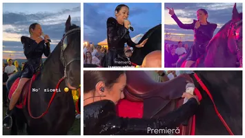 Vlăduța Lupău a acceptat provocarea publicului la un concert. Artista a făcut spectacol de zile mari