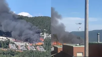 Peste 100 de locuințe au fost distruse de un incendiu masiv în Norvegia. Sute de oameni au fost evacuați, pagube de proporții VIDEO