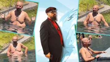VIDEO Imagini inedite cu Piedone la bustul gol! S-a filmat în piscină cu o „ieftineală” de 14 euro: „Bolojane, să-ți stea în gât”