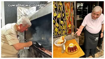 Pe câte părți şi de câte ori se întorc micii pe grătar, potrivit celebrului Sandu „Cocoșatu”. Greșelile pe care le fac mulți români VIDEO