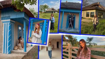 Cum arată casa Sânzianei Negru din Republica Moldova. Creatoarea de conținut a restaurat locuința bunicilor, abandonată de zeci de ani: „E toată copilăria mea pe pășunea asta”