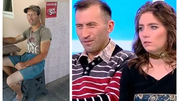 Imagini incredibile! Cum arată astăzi Viorel, partenerul Vulpiței, îmbrăcat în salahor la birtul din sat! Cuplul a devenit viral după o serie de emisiuni la Acces Direct!
