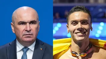 Ilie Bolojan, mesaj pentru David Popovici după medaliile de aur de la Paris: „Performanța adevărată se construiește cu răbdare, trudă și foarte multă muncă”