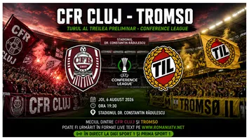CFR Cluj – Tromso 0-5 în Conference League. Ardelenii, în faliment fotbalistic!