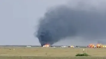 Avion de luptă F-35, prăbușit lângă Baza Miramar din California, celebră datorită filmului „Top Gun”. Pilotul s-a catapultat și a supraviețuit VIDEO