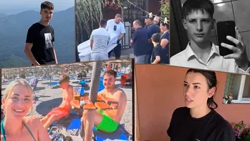 EXCLUSIV Frații care au murit înecaţi la Olimp sub ochii surorii lor, aduși acasă în sicrie albe. Sora lui Vlad și Ionuț, distrusă de durere: „Mi-au rupt sufletul. Eu aveam nunta luna viitoare” FOTO
