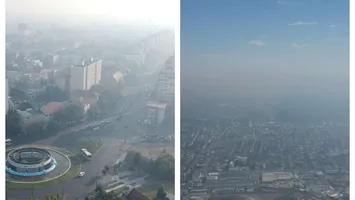 Timișoara este acoperită de fum din cauza incendiilor din Serbia. Avertismentul DSP, ce sunt sfătuiți localnicii