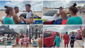 A intervenit poliția în Eforie. Un turist a sărit să bată salvamarul care i-a salvat viața: „Nu mi se pare normal. Te scot dintr-o zonă în care există pericol de moarte și tu devii violent. Oamenii sunt recalcitranți, unii sunt în stare de ebrietate și te înțelegi foarte greu cu ei”