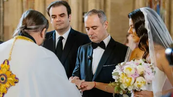 Fotografia virală postată de Alexandru Nazare de la cununia religioasă. Ce mesaj a transmis pe Facebook la câteva ore după nuntă