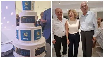 Românii își numără ultimul leu din portofel, PNL petrece la Mamaia cu şampanie și tort de nuntă! Ilie Bolojan și Oana Gheorghiu, printre participanți