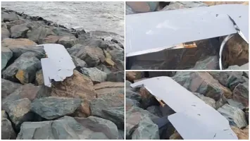 Un nou fragment de dronă, descoperit pe litoralul românesc, la Agigea. Autoritățile urmează să stabilească proveniența obiectului