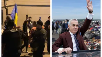 Susținătorii lui Călin Georgescu s-au adunat la Arestul Central: „Căline, Căline poporul e cu tine”. Fanii vor chetă pentru cauţiune