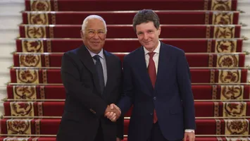 Nicușor Dan l-a primit la Palatul Cotroceni pe președintele Consiliului European, Antonio Costa VIDEO