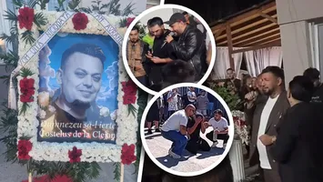 Costeluș de la Clejani, priveghi fastuos cu alai și lăutari. Narcis de la Bărbulești și Costel Biju au făcut dedicații pe bandă rulantă pentru familia îndoliată a interlopului