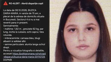 Bucureștenii au primit RO-Alert, o tânără de 15 ani a dispărut de acasă