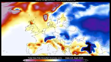 Prognoza de iarnă în România și Europa! Ninsori târzii și zăpadă prelungită până în primăvară