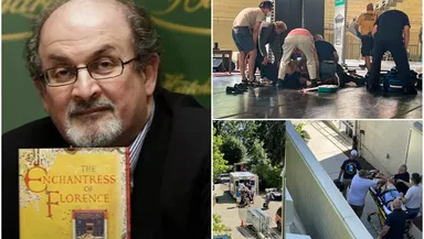 Scriitorul Salman Rushdie, autorul „Versetelor Satanice”, a fost înjunghiat în timpul unui interviu. Cine a cerut asasinarea sa