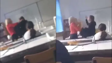Scene dramatice într-o școală din România! Profesoară luată la bătaie de o elevă, în timpul orei – VIDEO