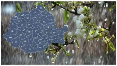 Zile cu două anotimpuri, în România. Ploile și vijeliile se instalează în perioada următoare. Urmează schimbări bruște de temperatură
