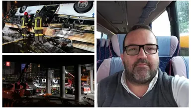 El este șoferul autocarului prăbușit în Italia, în care au murit 21 de oameni. Alberto avea 40 de ani și i s-a făcut rău la volan