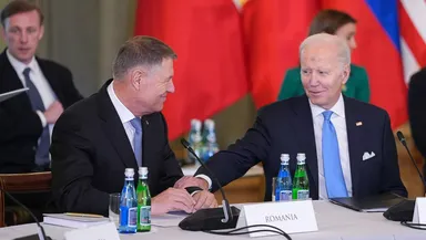 Președintele Klaus Iohannis se întâlnește cu Joe Biden la Casa Albă, parte a vizitei de lucru în SUA