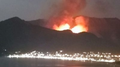 Incendiu puternic în Thassos. Mulți români se află în vacanță, în acest moment, pe această insulă grecească. Primele informații