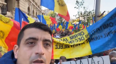 AUR protestează în frunte cu George Simion. Traficul blocat în centrul Bucureștului