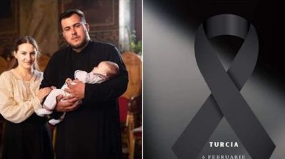 Un cunoscut preot și copilul de doi ani au murit în cutremurul din Turcia! Își ducea bebelușul la o operație de leucemie