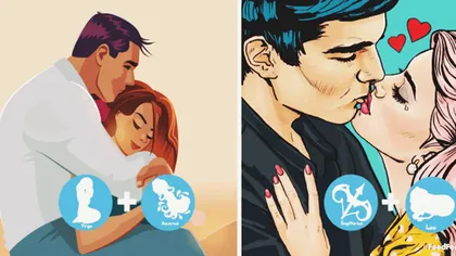 Voi vă iubiți sau vă prefaceți? Topul compatibilității: 10 zodii care sunt suflete pereche și 10 care luptă zilnic să salveze aparențele
