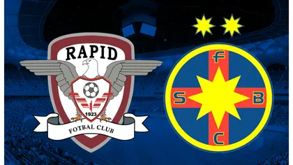RAPID – FCSB 1-2. Victorie a liderului în Giuleşti, Becali aproape de un nou titlu