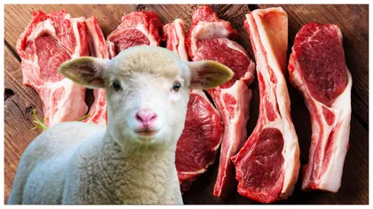 Masă Paşte 2026. Mielul de supermarket, mai scump ca mielul din piaţă. Cât îi costă pe români cotletul de berbecuţ sau carnea de stufat şi drob