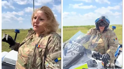 Reacţie a IGPR după ce Diana Şoşoacă s-a filmat pe o motocicletă a Poliţiei Rutiere. Agentul vlogger Valer Kovacs, de la Poliţia Autostrăzi, anchetat